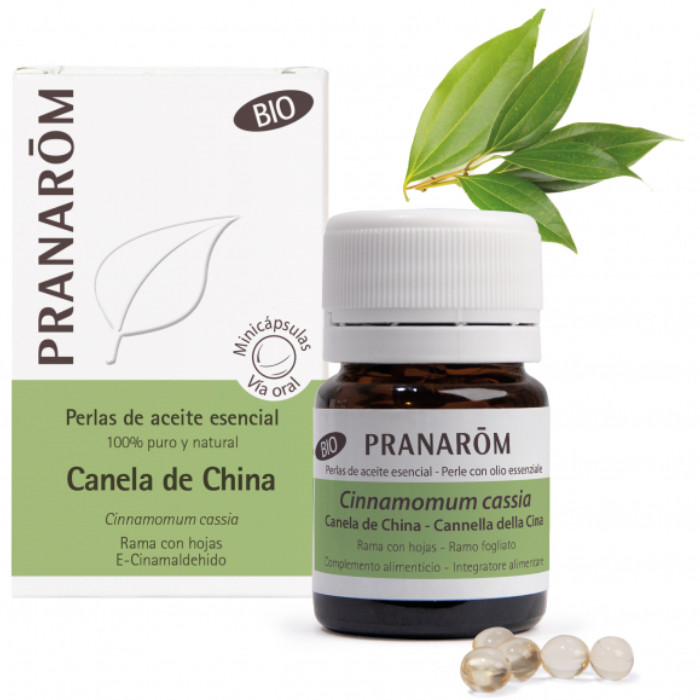 Laboratorio Pranarôm aromaterapia científica Canela de China - 60 Minicápsulas Cinnamomum cassia