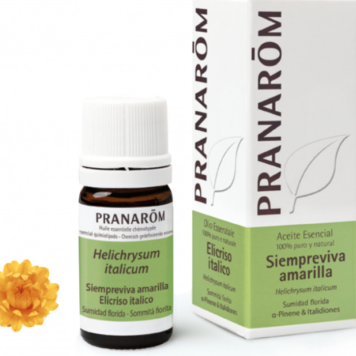Laboratorio Pranarôm aromaterapia científica Siempreviva amarilla - 5 ml Helichrysum italicum