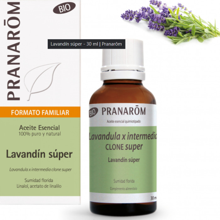 Laboratorio Pranarôm aromaterapia científica Lavandín súper - 30 ml Lavandula x intermedia super