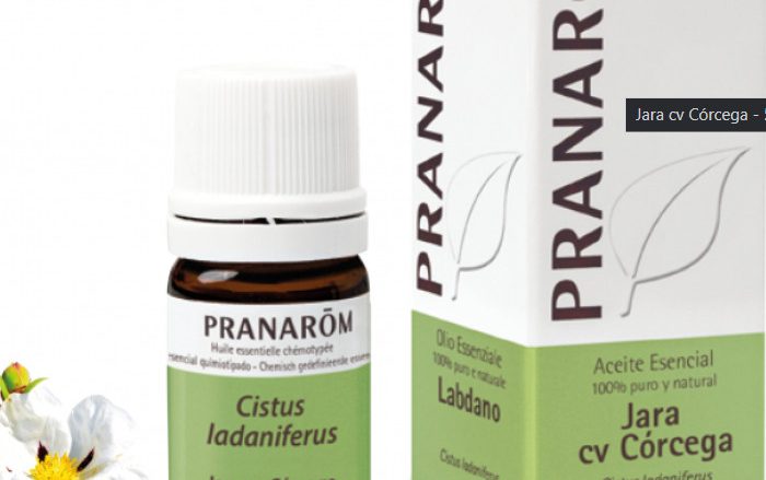 Laboratorio Pranarôm aromaterapia científica Jara cv Córcega - 5 ml Cistus ladaniferus