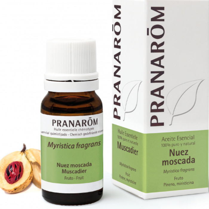 Laboratorio Pranarôm aromaterapia científica Nuez moscada - 10 ml Myristica fragrans