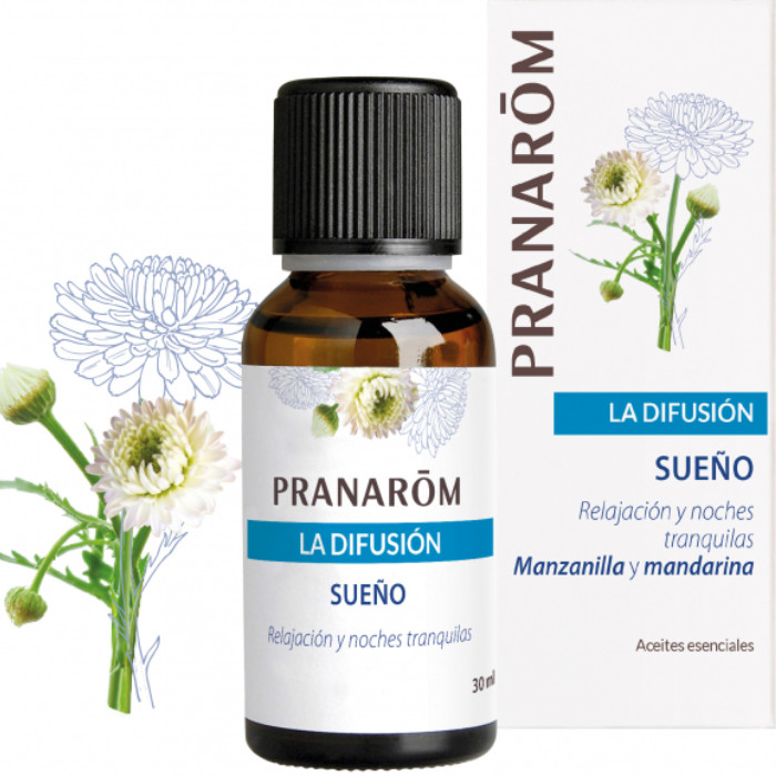 Laboratorio Pranarôm aromaterapia científica Sueño - 30 ml Manzanilla y mandarina - Relajación y noches tranquilas