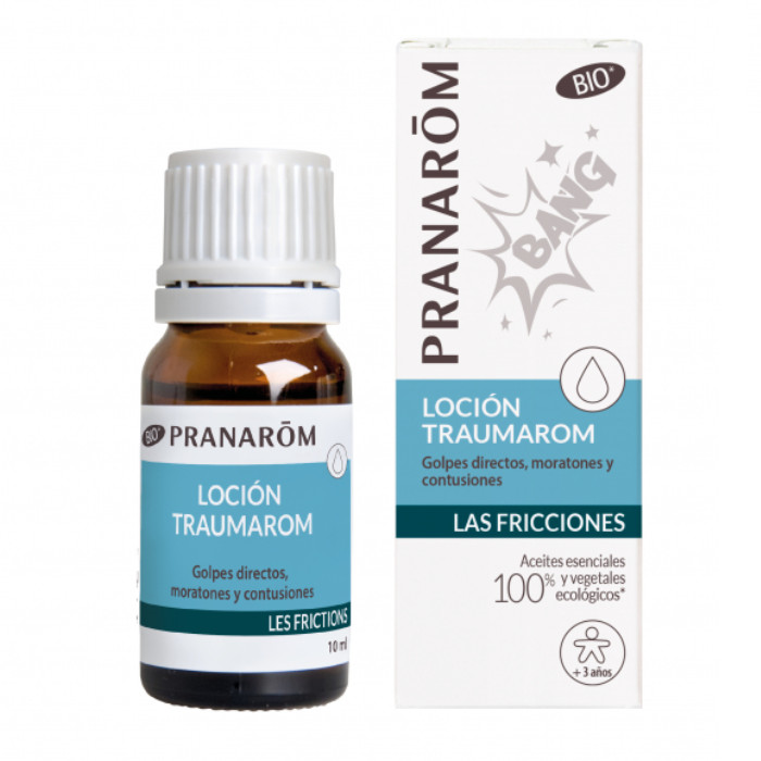Laboratorio Pranarôm aromaterapia científica Traumarom - 10 ml Loción - Golpes directos, moratones y contusiones