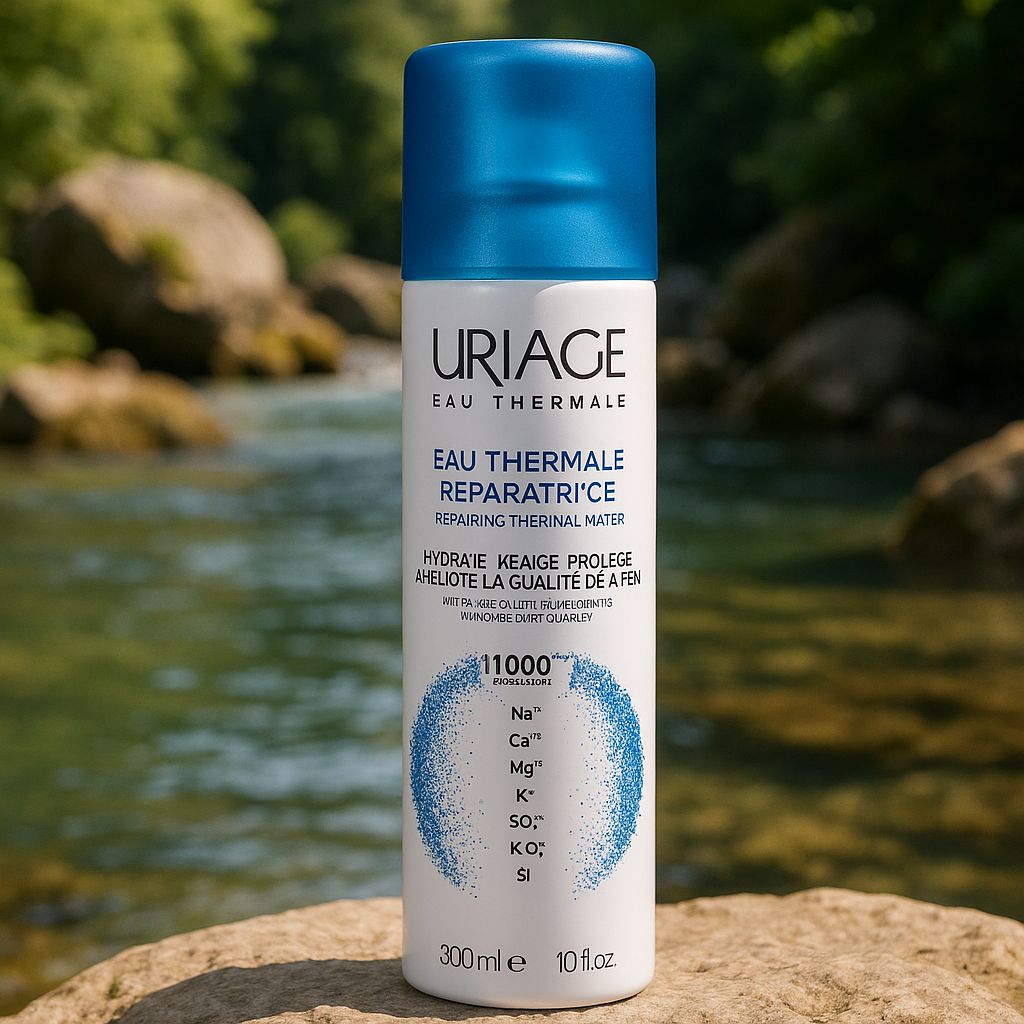 Tu piel necesita hidratación, calma y protección? El Agua Termal de Uriage es una auténtica cura rica en oligoelementos y sales minerales, ideal para todo tipo de pieles: sensibles, mixtas, secas, muy secas, irritadas o normales a secas.