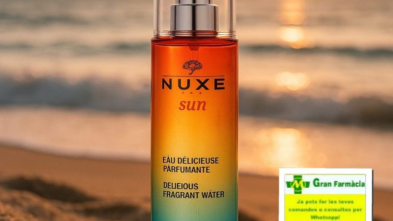 Comprar NUXE en Gran Farmacia Andorra. El olor a verano existe. Déjate envolver por el Agua Deliciosa Perfumada, una fragancia que captura el alma del verano con notas de naranja dulce, tiaré y vainilla. Con un solo gesto te transporta a las noches interminables de julio y agosto. #nuxe #aguadeliciosa #GranFarmaciaAndorra #granfarmacia