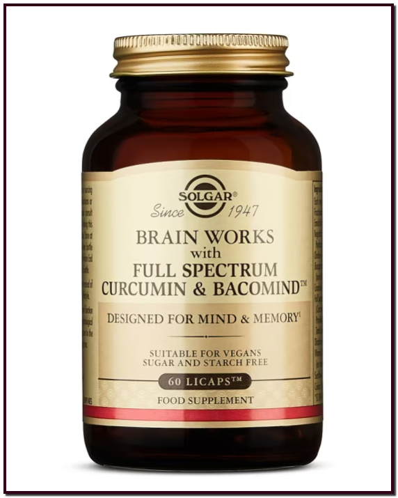 Comprar SOLGAR en GRAN FARMACIA ANDORRA es confiar en suplementos de alta calidad que apoyan la salud cerebral y el rendimiento mental. SOLGAR – BRAIN WORKS – 60 cápsulas vegetales LICAPS es un complemento formulado para favorecer la concentración, la memoria y la claridad mental. Contiene nutrientes esenciales y extractos naturales que contribuyen al correcto funcionamiento del sistema nervioso. Ayuda a mejorar la energía mental y la capacidad de atención durante el día, reduciendo la sensación de fatiga cognitiva. Favorece la memoria y el rendimiento intelectual, siendo ideal para estudiantes, profesionales o cualquier persona con alta demanda mental. Su formato en cápsulas vegetales LICAPS garantiza una absorción óptima y una ingestión cómoda. Un suplemento eficaz para potenciar la función cerebral y mantener la vitalidad mental, disponible en GRAN FARMACIA ANDORRA. #granfarmaciaandorra #solgar #mejorespreciosAndorra #parafarmaciaAndorra #BrainWorks
