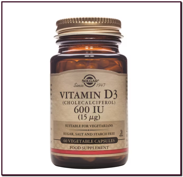 Comprar SOLGAR en GRAN FARMACIA ANDORRA es elegir un suplemento de alta calidad para el cuidado de la salud ósea e inmunológica. SOLGAR – VITAMINA D3 600 UI – 60 cápsulas vegetales es un complemento diseñado para aportar vitamina D de forma eficaz y fácilmente asimilable. La vitamina D3 contribuye al mantenimiento de huesos y dientes fuertes, favoreciendo la absorción y utilización del calcio y fósforo. Apoya el funcionamiento normal del sistema inmunológico, ayudando a proteger el organismo frente a infecciones. Contribuye al mantenimiento de la función muscular y al bienestar general, favoreciendo la energía y vitalidad diaria. Su formato en cápsulas vegetales lo hace apto para dietas vegetarianas y veganas, con una absorción rápida y práctica. Un suplemento confiable para cuidar huesos, músculos e inmunidad, disponible en GRAN FARMACIA ANDORRA. #granfarmaciaandorra #solgar #mejorespreciosAndorra #parafarmaciaAndorra #VitaminaD3600UI