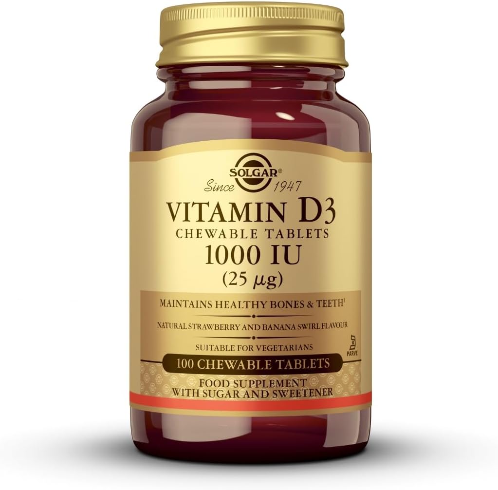 SOLGAR – VITAMINA D3 1000 IU (25 µg) – 100 cápsulas es un complemento diseñado para aportar vitamina D de forma eficaz y de fácil absorción. Comprar SOLGAR en GRAN FARMACIA ANDORRA es elegir suplementos de alta calidad que apoyan la salud ósea, muscular e inmunológica. SOLGAR – VITAMINA D3 1000 IU (25 µg) – 100 cápsulas es un complemento diseñado para aportar vitamina D de forma eficaz y de fácil absorción. La vitamina D3 contribuye al mantenimiento de huesos y dientes fuertes, favoreciendo la correcta absorción de calcio y fósforo. Apoya el funcionamiento normal del sistema inmunológico, ayudando a proteger el organismo frente a infecciones. Contribuye al mantenimiento de la función muscular y al bienestar general, favoreciendo la energía y vitalidad diaria. Su formato en cápsulas permite una ingesta cómoda y precisa, ideal para la suplementación diaria. Un suplemento confiable para mantener huesos, músculos e inmunidad en equilibrio, disponible en GRAN FARMACIA ANDORRA. #granfarmaciaandorra #solgar #mejorespreciosAndorra #parafarmaciaAndorra #VitaminaD31000IU
