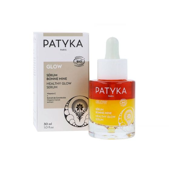 Comprar Glow Sérum Buena Cara de Patyka en Gran Farmacia Andorra. Es un sérum facial avanzado diseñado para proporcionar un efecto instantáneo de "buena cara", iluminando y revitalizando la piel al instante. Además, gracias al extracto de zanahoria que contiene, aporta un sutil color a la piel, tal y como un bronceado natural. Este sérum es ideal para aquellos que buscan un tratamiento diario que unifique el tono, aporte un bronceado natural, reduzca los signos de fatiga y proporcione un extra de luminosidad.