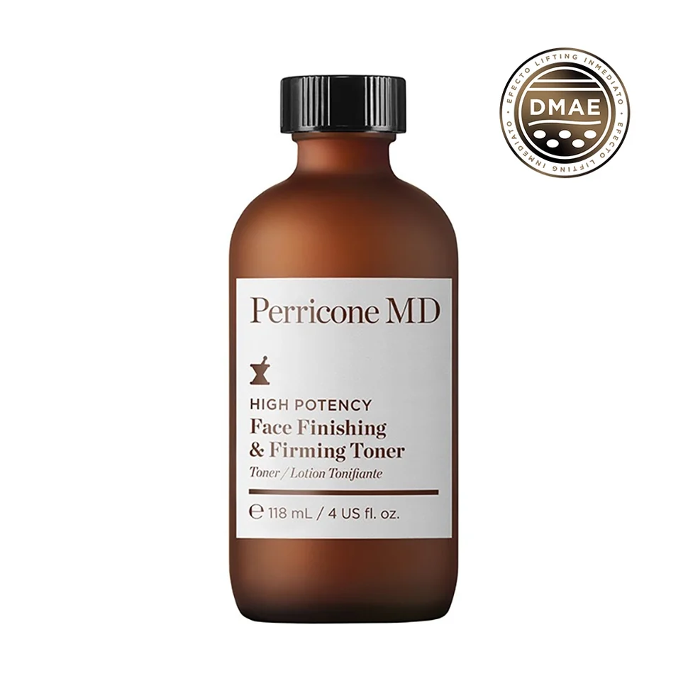 Comprar PERRICONE MD High Potency Face Finishing & Firming Toner en Gran Farmacia Andorra. El High Potency Face Finishing & Firming Toner es excelente para eliminar impurezas, grasa y células muertas, dejando la piel más suave y refinada. Gracias a su formulación con DMAE, ayuda a reafirmar visiblemente la piel y reducir el aspecto de los poros dilatados. Además, tras 15 minutos de su aplicación, el 100 % de las usuarias mostró una mejora significativa en la hidratación y firmeza de la piel. El High Potency Face Finishing & Firming Toner es excelente para eso gracias a su formulación con DMAE, que ayuda a reafirmar visiblemente la piel flácida, y AHA, que exfolian suavemente para refinar la textura y reducir el aspecto de los poros dilatados. En estudios clínicos, el 85% de las usuarias notó que sus poros se veían más pequeños al instante y el 87 % sintió su piel más firme tras 28 días de uso. La ventaja más destacada es su capacidad para reafirmar visiblemente la piel gracias al DMAE, un ingrediente clave que ayuda a tensar y fortalecer la superficie cutánea. Al mismo tiempo, su acción exfoliante con AHA refina la textura y minimiza el aspecto de los poros dilatados, logrando un cutis más uniforme y saludable. ¿Te preocupa alguna otra zona de tu rostro en particular? ¿Te gustaría saber cómo incorporarlo en tu rutina diaria?